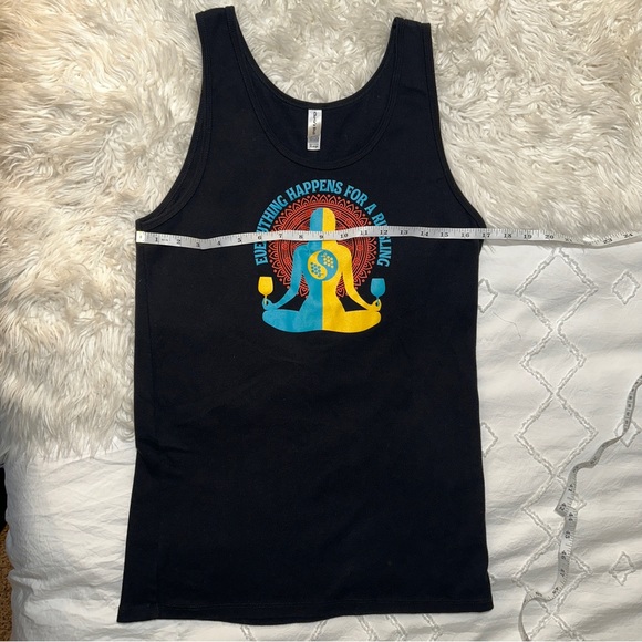 Chris’s Stuff | NWOT Everything Happens For A Riesling Mandala Wine Graphic Tank - Picture 9 of 11